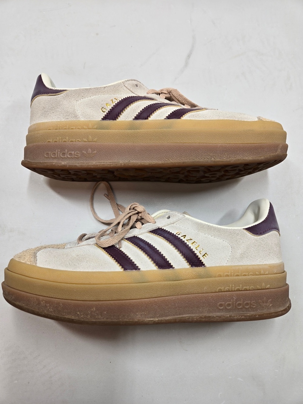 ADIDAS Gazelle Bold Sneakers Women’s Size 9 Men’s 7.5 0202 - Picture 3 of 11